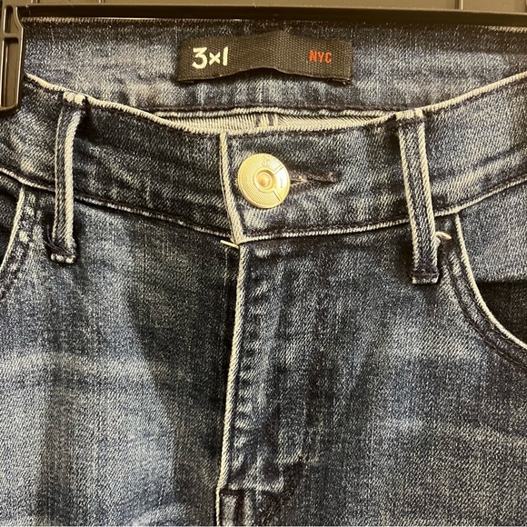 3x1 Straight Leg Denim Jeans Size 27 - Picture 3 of 5